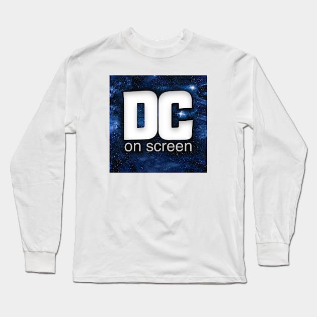 DC on SCREEN Podcast Logo (Blue) Long Sleeve T-Shirt by DC on SCREEN